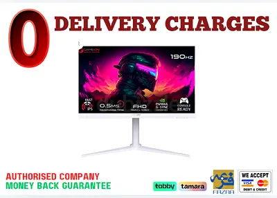 Gameon 27 inch Arctic Pro Series Gaming Monitor - 190Hz