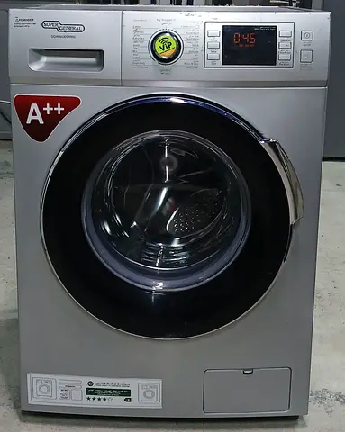 8kg super garnal new model big screen Good condition Good working silver color Totally working perfe