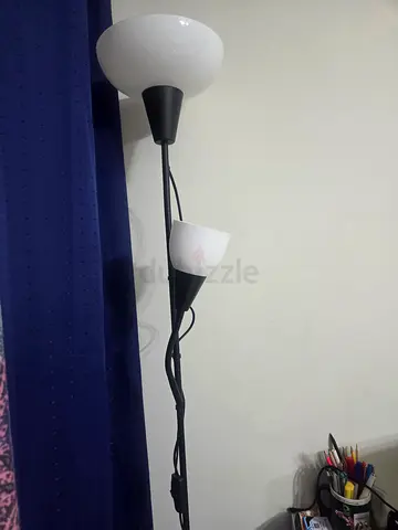 Floor Lamp with Double Lights, Adjustable Vertical Light  🔦