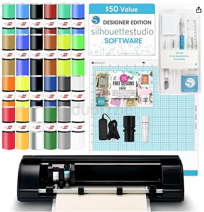 Silhouette Cameo 4 - Black Edition Bundles Vinyl Bundle