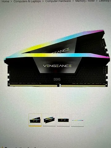 Corsair RAM 32GB DDR5 5600MHz