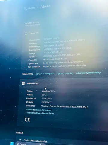 Gaming Desktop PC - Intel Core i5-12400F, NVIDIA RTX 3050, 16GB RAM, 477GB SSD