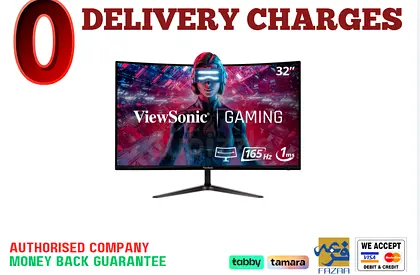 ViewSonic 32 inch Curved Gaming Monitor - 165Hz, VX3218-PC-MHD Display