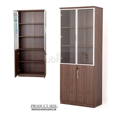 Brand new Two door Office File Cabinet with glass Door Available