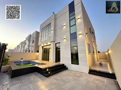 Own a modern villa in Ajman/Al Helio - Super Deluxe finishes - Includes registration and ownership fees.