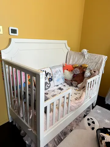Pottery barn White Wooden Baby Crib