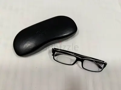 Black Ray Ban eyeglasses with hard case