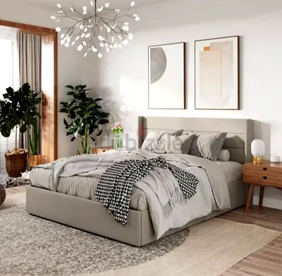 Modren Design new King size Luxury Family Bed with Mattress Available