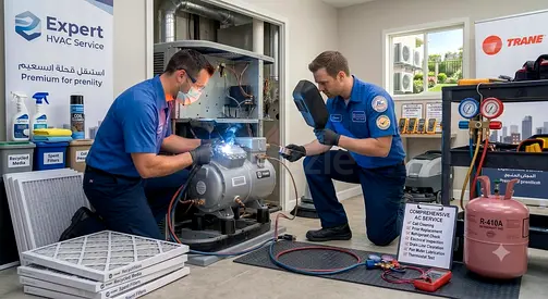 Expert AC Repair, Maintenance new Installation | Air Cooler Duct Cleaning, Vent Fix, Gas Refill coil