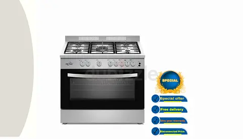 STAR TRCk Freestanding Gas-Cooker 5-Burner Full-Safety