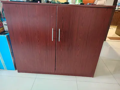 Wooden 2-Door Storage Cabinet / Cupboard - Good Condition