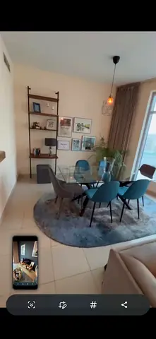 Modern 6 Seater Glass Dining Table Set