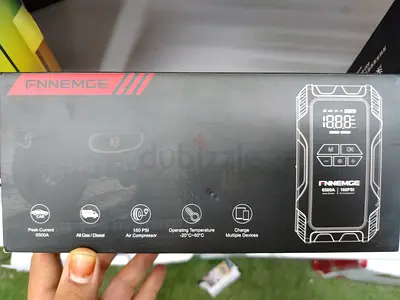 FNNEMGE Car Jump Starter and Air Compressor