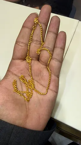 24k Gold 25 Gram with invoice and certificat gold chain - lightweight everyday wear.