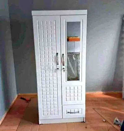 New White 2-Door Wardrobe For Sale