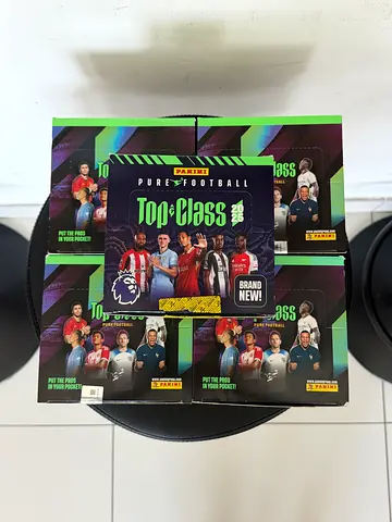 5 Panini Top Class Boxes