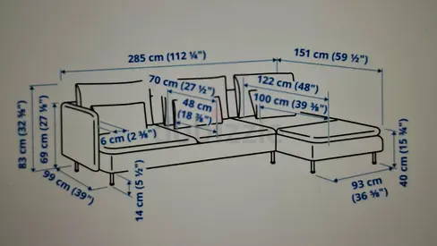 Modern L-Shaped Beige Sofa and Armchair ( Good Condition )
