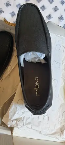 New Black Milono Slip-on Loafers — Size 42