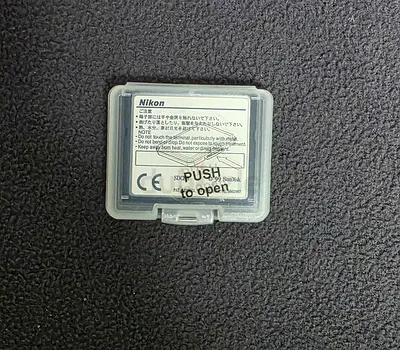 Vintage Nikon / SanDisk 16MB CompactFlash Memory Card (EC-16CF