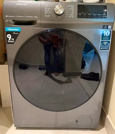 Hisense 9kg Front Load Washing and 6kg Drying Machine - Excellent Condition