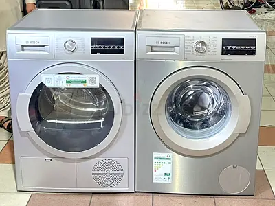 BOSCH latest model series 6th 9 kg washer and 9 kg dryer seprate set
