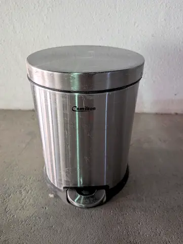 Stainless Steel Kitchen Bin with Step Pedal - 12L