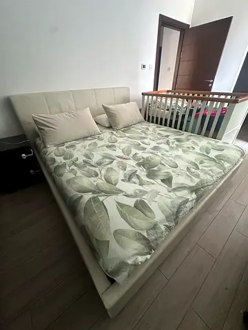 IKEA Queen Size Bed Frame + IKEA Mattress | Excellent Condition