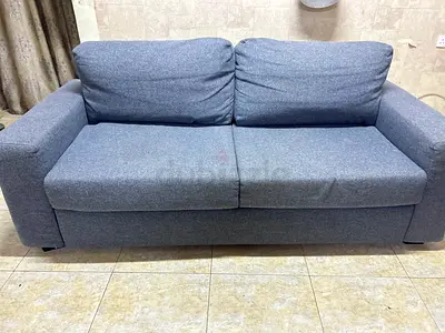 Ikea vimmle Grey 2-Seater Sofa Bed in Good Condition