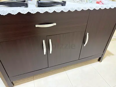 Dark Wood Sideboard / Storage Cabinet - Good Condition