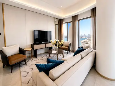 AMAZING FULL WATER | BURJ KHALIFA & SKYLINE VIEW | HIGH FLOOR