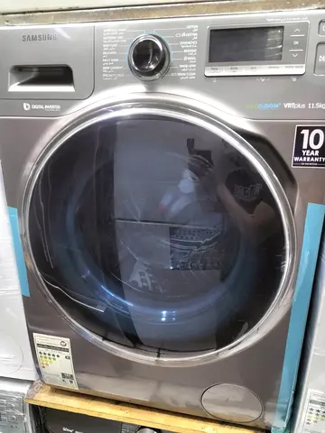 Samsung latest model 11.5 kg washer with 1400 rpm speed for spin touch screen inside light