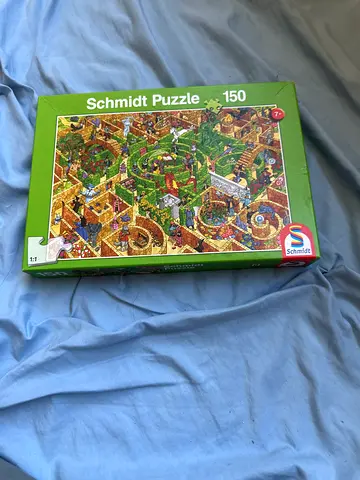 Schmidt 150-piece Jigsaw Puzzle (Colorful Illustrated Scene)