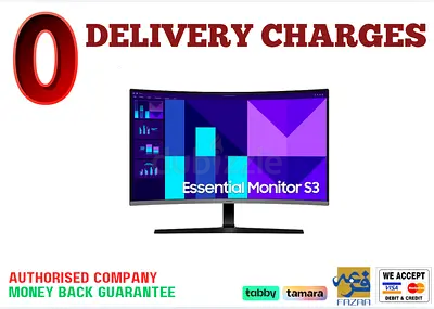 Samsung 32 inch Essential S3 Curved Full HD Monitor - 100Hz- 1 Year Warranty