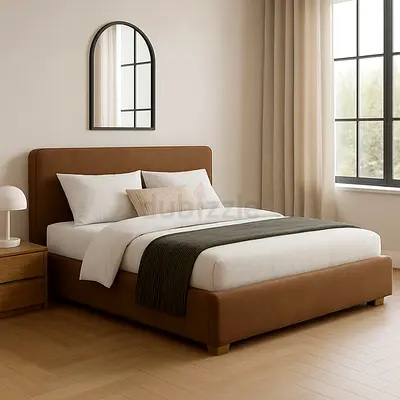 Modern Queen Size Platform Bed Frame