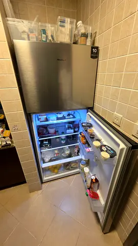 Hisense Double Door Refrigerator Silver