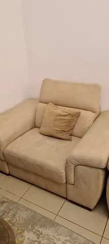 Beige 2-seater sofa in good condition