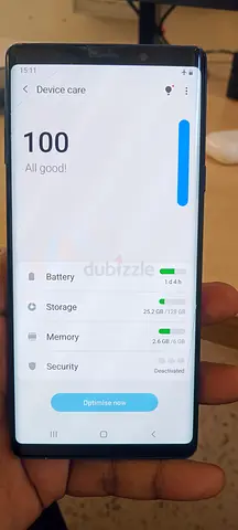 Samsung note 9 6gb/128gb