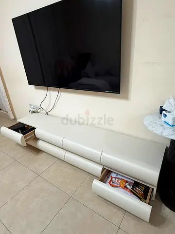 Loria TV unit with storage drawers