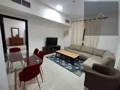 Furnished apartment for rent in Al Taawun area, with excellent specifications, one bedroom and livin
