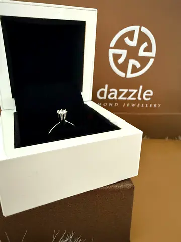 DIAMOND RING - WHITE GOLD -BRAND NEW