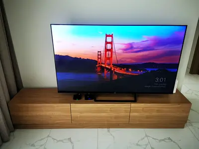 custom made TV STAND 230 cms ideal for large TV