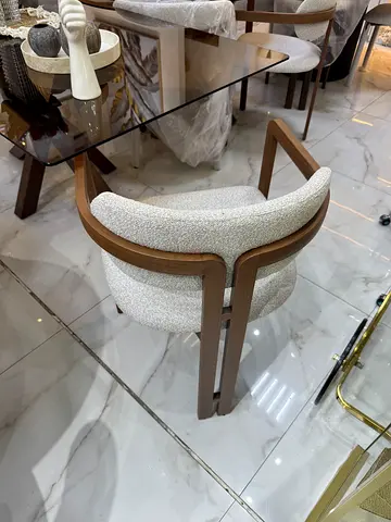 Elegant Modern Dining Chair with metal frame