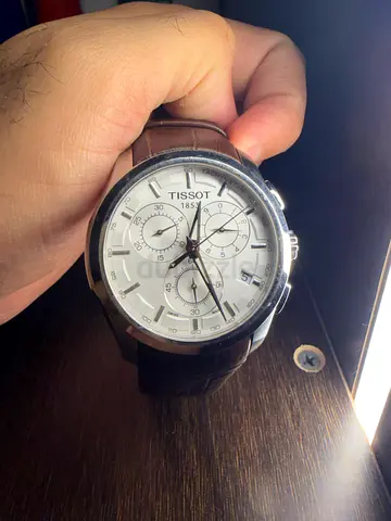 Tissot 1853 Chronograph Watch with Brown Leather Strap