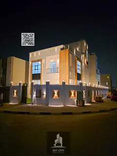 🏡 Hot Deal in Al Zahya – Corner Villa with 3 Floors and Luxury Design | No Annual Fees | Prime 