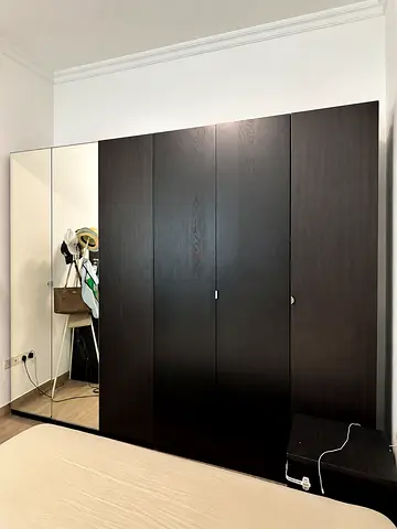 IKEA 6-Door Wardrobe with Full-Length Mirror – Excellent Condition