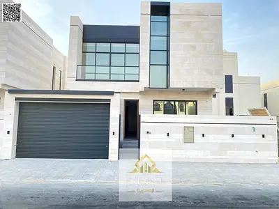 Modern villa for sale at a negotiable price. Two floors and a roof terrace. Located close to services and Emirates Road 611.