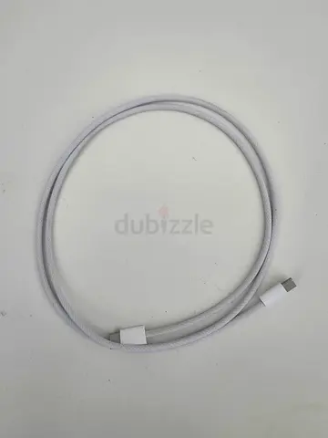 Braided USB-C to USB-C Charging/Data Cable - White (Like New)