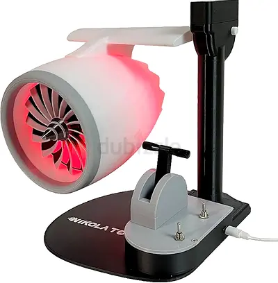 Jet Engine Fan Aircraft Turbofan Turbojet Model Kit, 3D Printing Turbojet Desktop Fan