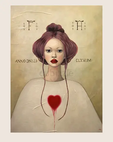 Original Contemporary Painting — Heart