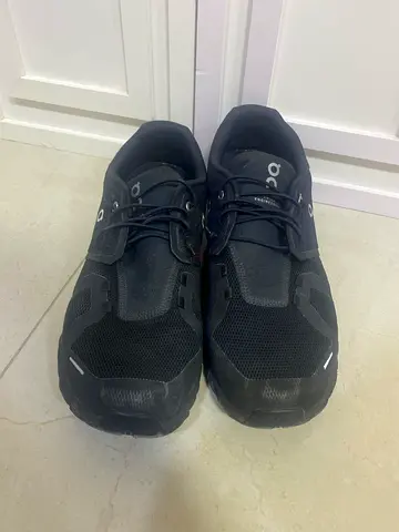 Used black On Running trail shoes, size in picture